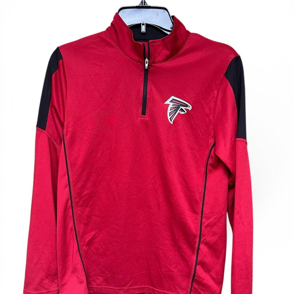NFL Atlanta Falcons Team Red Quarter-Zip Pullover Size S Man (16Y)
